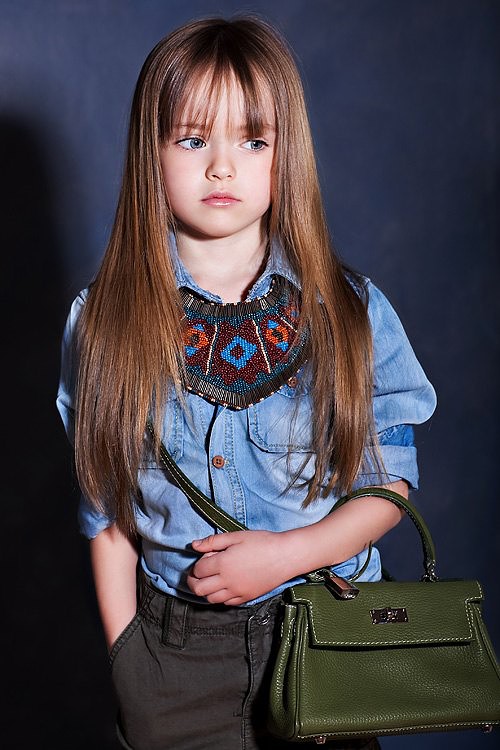 Юная модель Кристина Пименова (Kristina Pimenova) .