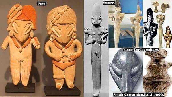 фотографии древних петроглифов с нло. древние внеземные божества.